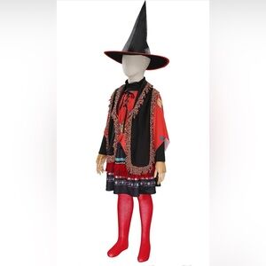 Hocus Pocus Dani costume size 6 Witch Costume with Red and Black Details